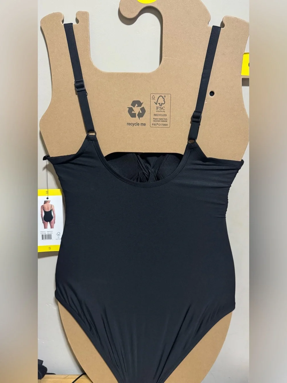 NEW DKNY Women’s One-Piece Swimsuit Adjustable Strap Black Size S, XL - Picture 4 of 6